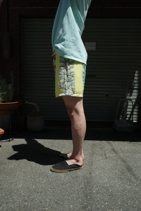 50s KAMEHAMEHA rayon beach shorts