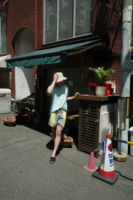 50s KAMEHAMEHA rayon beach shorts