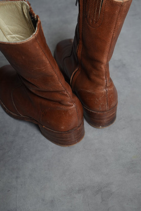 70s FRYE zip roper boots