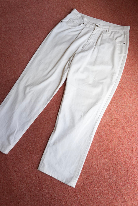 90s POLO SPORTSMAN white denim