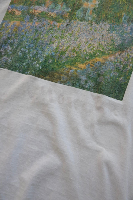 90s Claude Monet "The Artist’s Garden at Giverny "tee