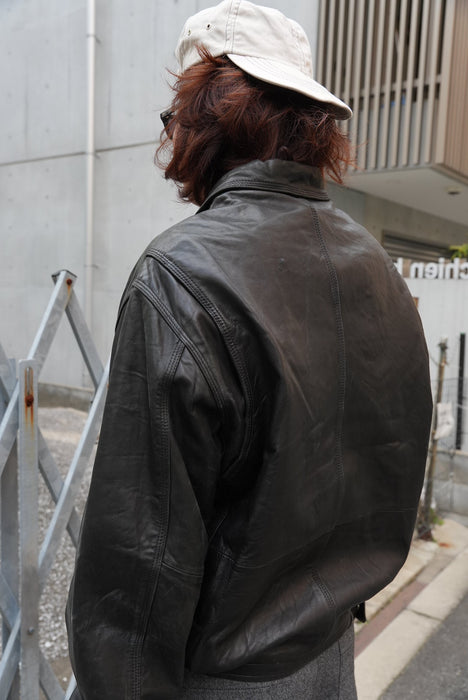 90s TOMMY HILIGER leather jacket