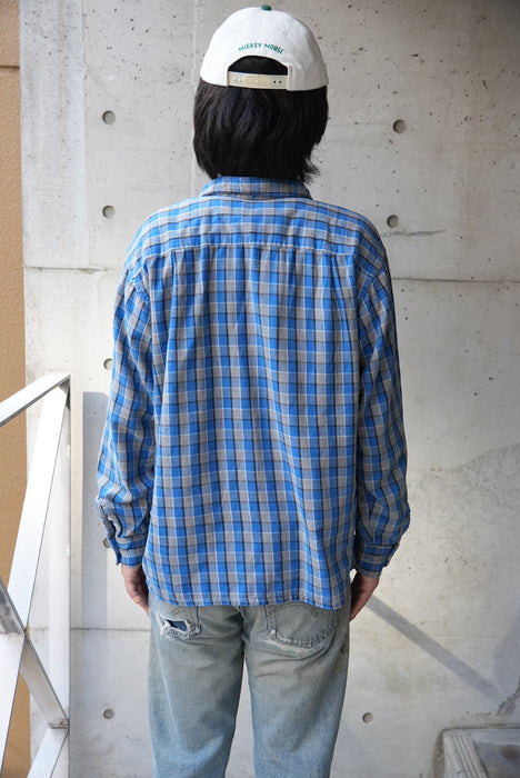 60s Sandy Mac Donalds flannel open collar shirts