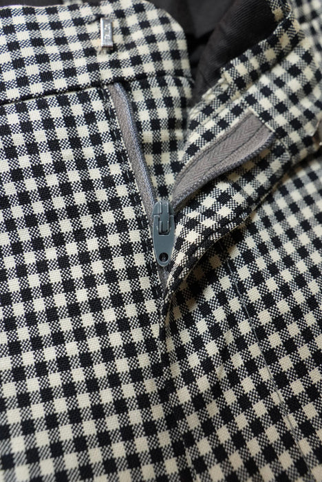6.70s Don Poker gingham tapered slacks
