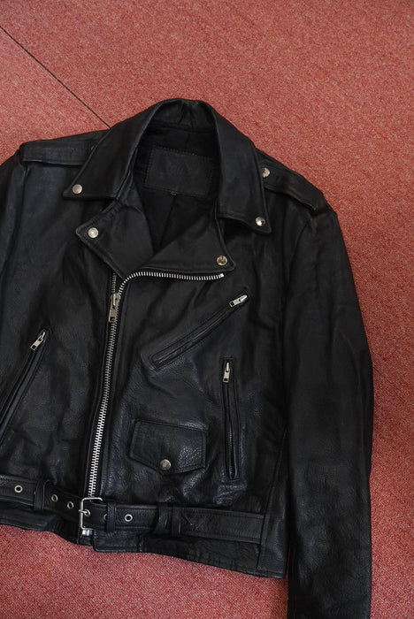 Louis dowble breasted leather riders