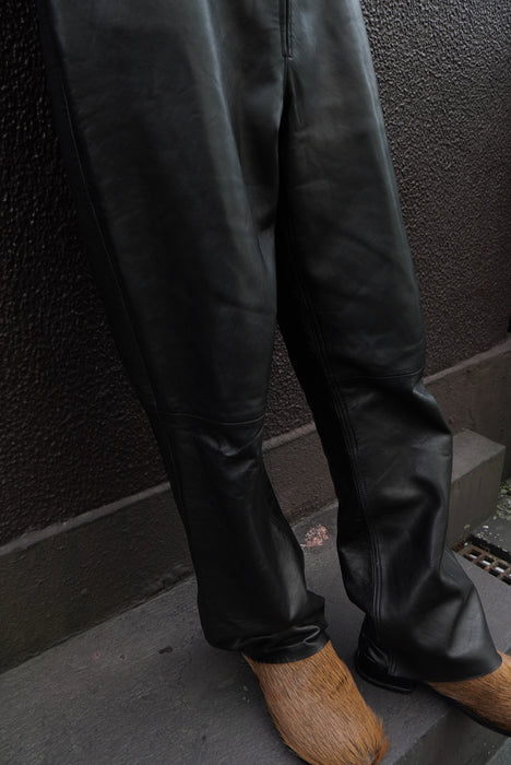 90s BANANA REPUBLIC leather pants