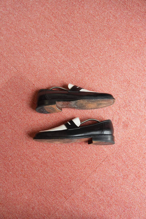90s BACHRACH 2-tone penny loafer