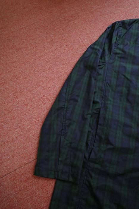 90s A BATHING APE blackwatch nylon coat
