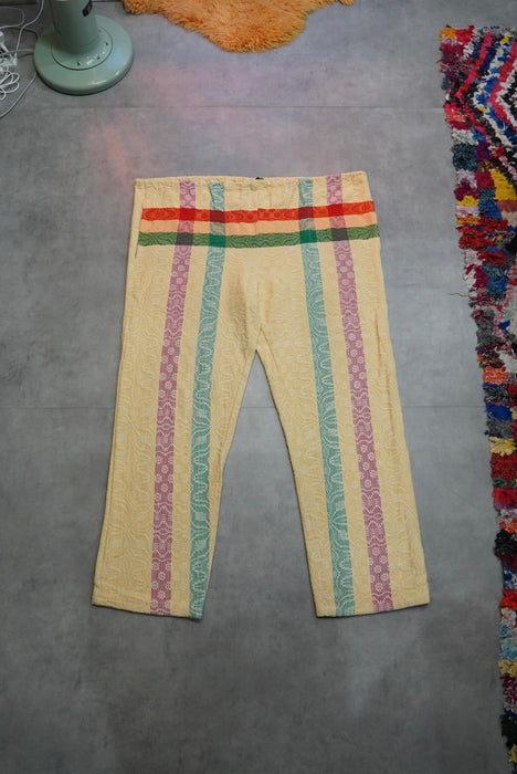 cotton jaquard pants