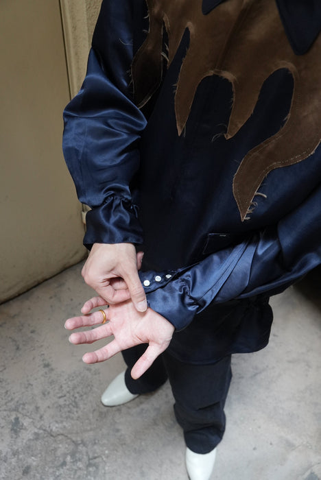 NAM Bellows Skipper Shirts-fire Midnight