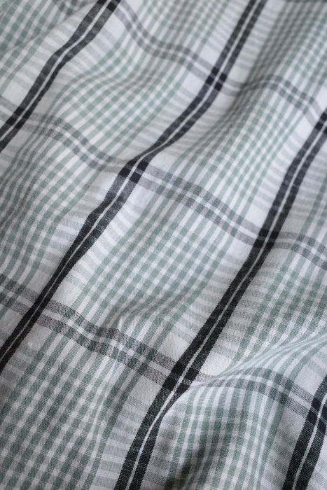 60s Fleatline cotton check western shirt