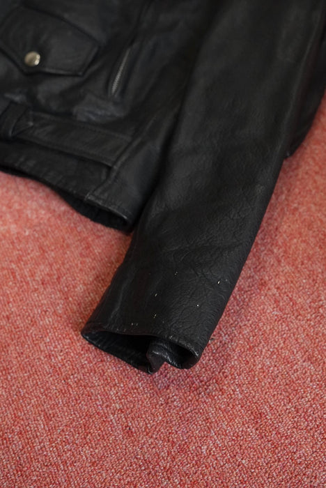 Louis dowble breasted leather riders