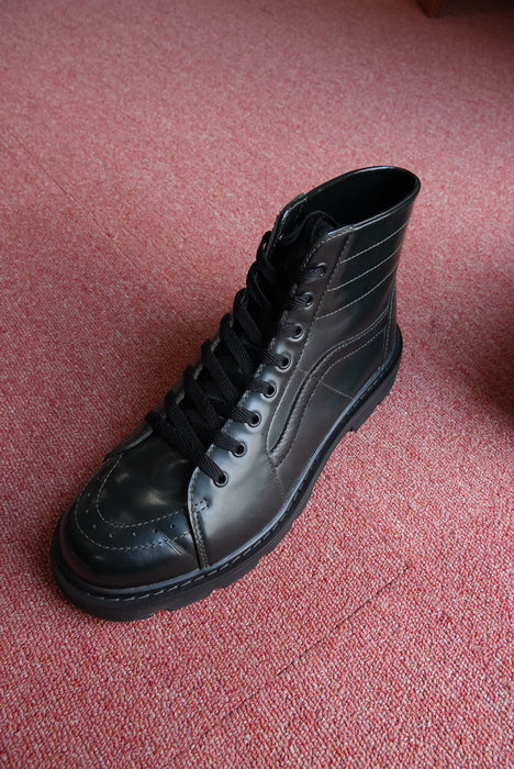 VANS glass leather SK8-HI "commando sole"