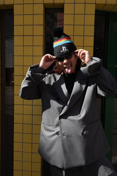 00s PlayStation ponpon knit cap