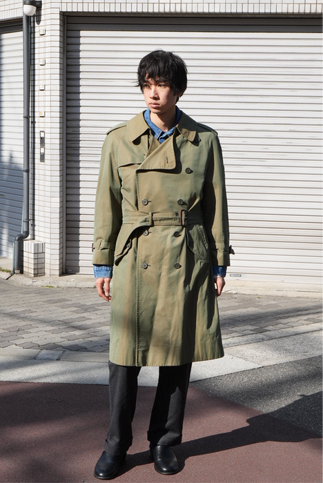 80s Burberrys’ 玉虫 trench coat