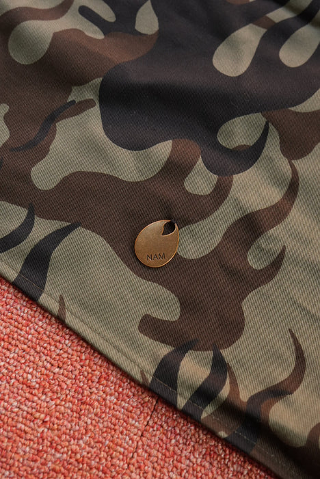 NAM HEAD APRON FIRE CAMO KHAKI