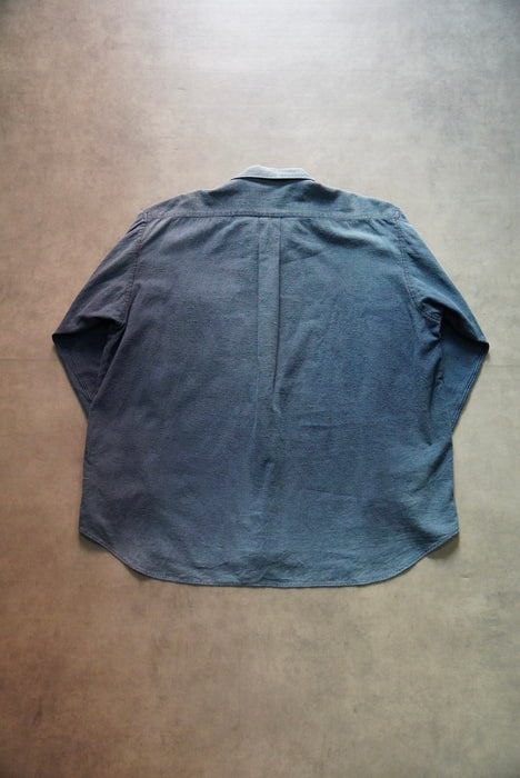 00s COMME des GARÇONS HOMME 2tone indigo shirts