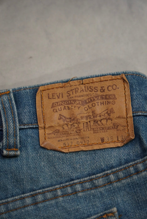 70s Levi's 517 flare denim