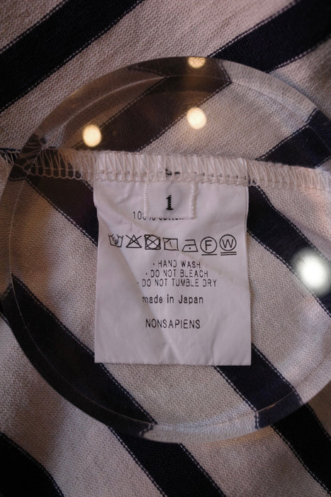 NAM Banana Basque Shirts WHITE/NAVY size1