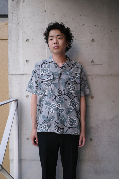 90s STUSSY seersucker aloha