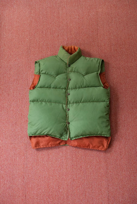 80s 2tone goosedown vest