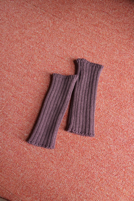 LEUCTFEUR GLOVES FINGERLESS OLD ROSE