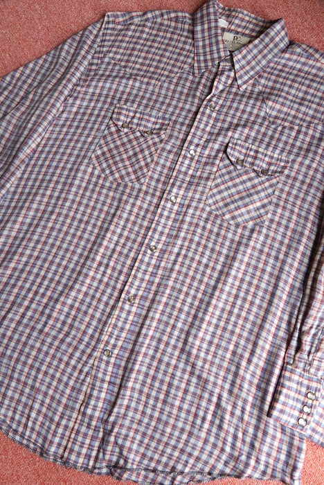 70s DEE CEE BRAND gauze western shirt