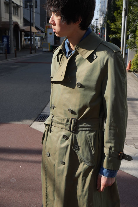 80s Burberrys’ 玉虫 trench coat