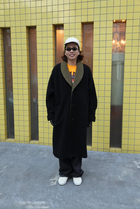 NAM TRUMPET GANG COAT BLACK