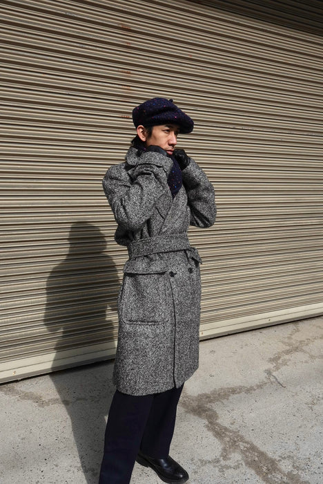 EMPORIO ARMANI virgin wool×alpaca coat