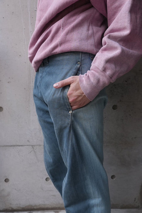 00s Levi's Red Day&Night drape denim