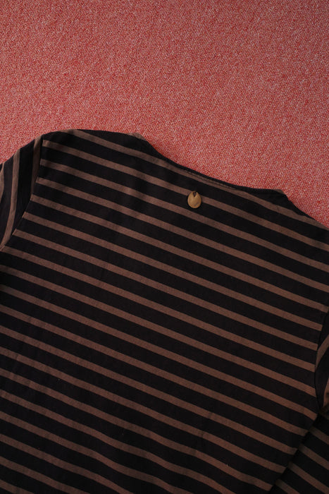 NAM Banana Basque Shirts BLACK/BROWN size1