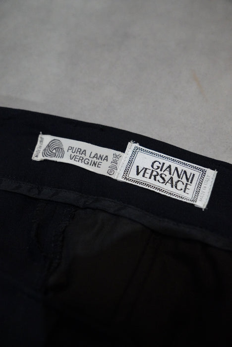 90s GIANNI VERSACE gabardine slacks