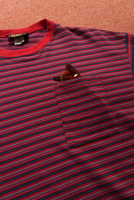 8.90s FADED GLORY border pocket tee