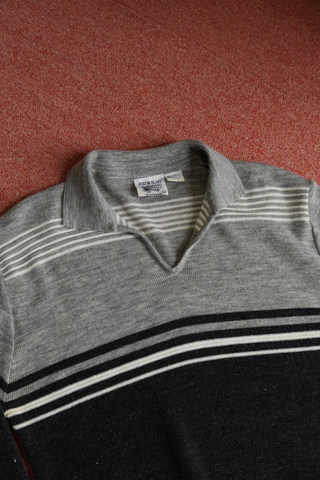 80s JUSTIN BLAKE skipper knit