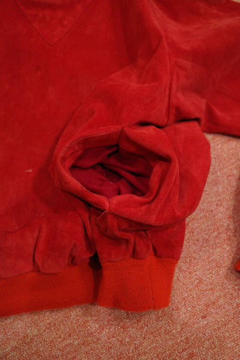 00s BREIER of AMSTERDAM suede sweat