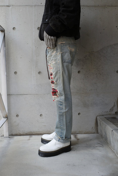 70s Levi's 501 U.K custom denim