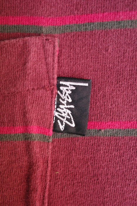 80s STUSSY multi border tee