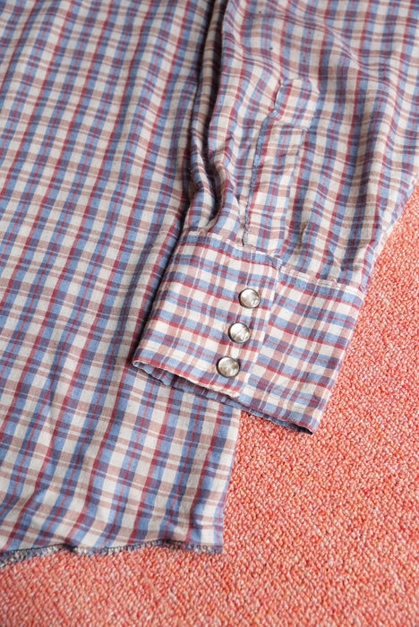 70s DEE CEE BRAND gauze western shirt