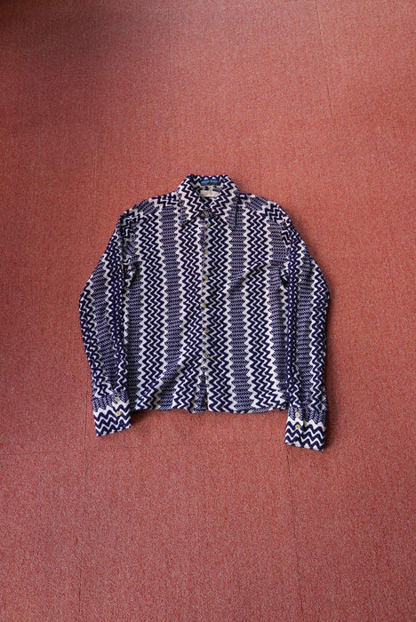 70s ENRICO CAPPUCCI knit beach shirt