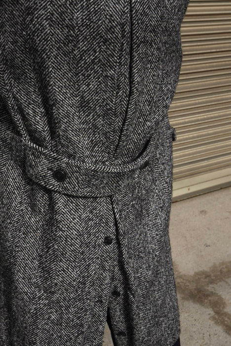 EMPORIO ARMANI virgin wool×alpaca coat