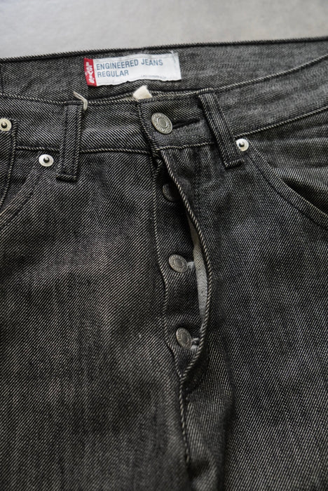 00s Levi's engineered black denim