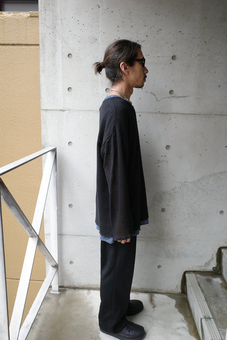 HAPPYEND mesh tee black