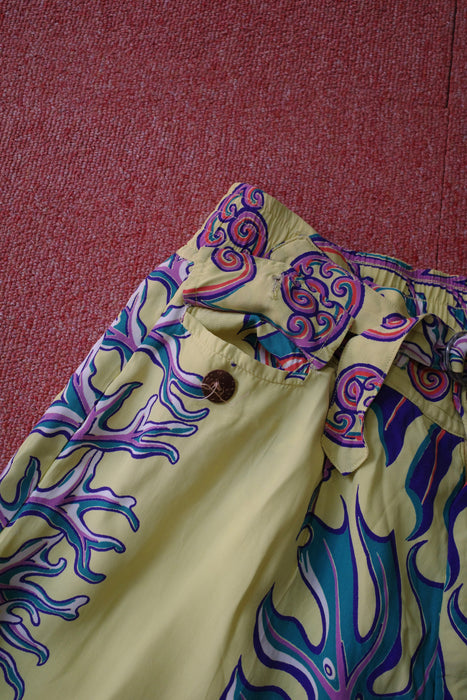 50s KAMEHAMEHA rayon beach shorts