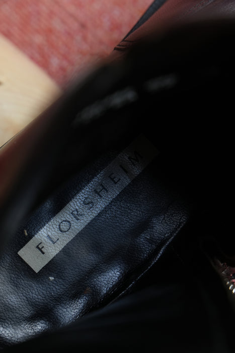 90s FLORSHEIM U tip sidezip boots