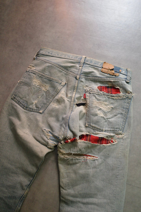 70s Levi's 501 U.K custom denim