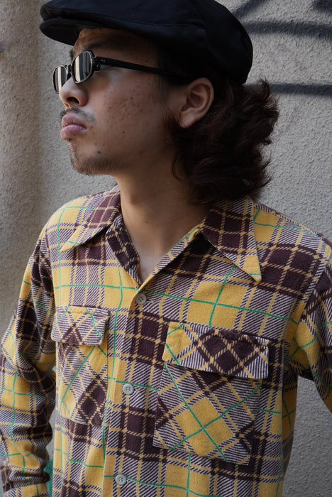 4.50s SEDGWICK print flannel shirt