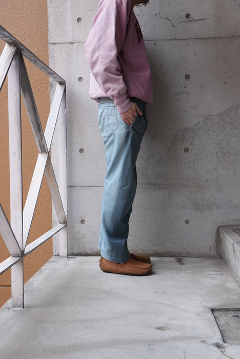 00s Levi's Red Day&Night drape denim