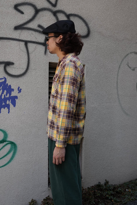 4.50s SEDGWICK print flannel shirt
