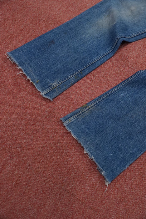 80s Levi's 646 flare denim